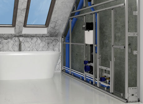 MFV: Système d'installation simple et rapide pour appareils sanitaires